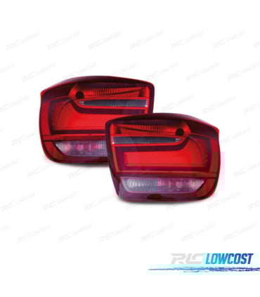 PILOTOS BMW F20 F21 11-15 ROJO NEGRO