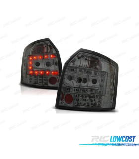 PILOTOS AUDI A4 B6 AVANT 01-04 LED FONDO CROMO AHUMADO