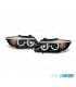 FAROS BMW E90 E91 05-08 OJOS ANGEL LED 3D FONDO NEGRO