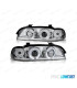 FAROS BMW E39 95-00 OJOS ANGEL CCFL FONDO CROMO ELÉCTRICOS