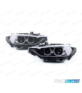 FAROS BMW F30 31 11-15 XENON FONDO NEGRO