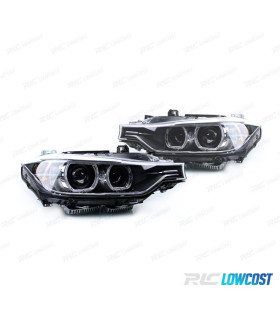 FAROS BMW F30 F31 11-15 XENON LUZ DE CURVA FONDO NEGRO