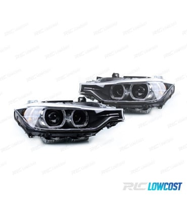 FAROS BMW F30 F31 11-15 XENON LUZ DE CURVA FONDO NEGRO