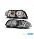 FAROS BMW E46 98-01 OJOS ANGEL HALOGENO FONDO CROMO