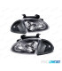 FAROS INTERMITENTES HONDA CRX DEL SOL 92-97 FONDO NEGRO