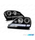 FAROS PARA MERCEDES CLASE ML W164 08-11 LUZ DIURNA FONDO NEGRO