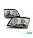 FAROS LUPA MERCEDES CLASE C W202 93-00 FONDO CROMO