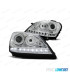 FAROS MERCEDES CLASE ML W164 05-08 LUZ DIURNA FONDO CROMO