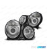 FAROS MERCEDES CLASE E W210 99-02 FONDO CROMO