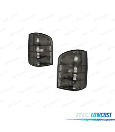 PILOTOS VOLKSWAGEN VW TRANSPORTER T5 1P 03-09 FONDO CROMO AHUMADO