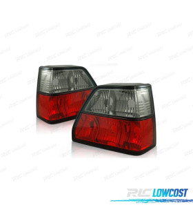 PILOTOS VOLKSWAGEN VW GOLF 2 II 83-91 ROJO AHUMADO