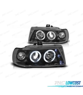 FAROS SEAT IBIZA CORDOBA 6K 93-99 OJOS ANGEL FONDO NEGRO