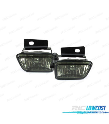 FAROS ANTINIEBLA PARA VOLKSWAGEN VW GOLF MK2 83-91 CRISTAL AHUMADO
