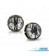 FAROS VOLKSWAGEN VW GOLF MK1 74-83 CRUZ NEGRA FONDO CROMO