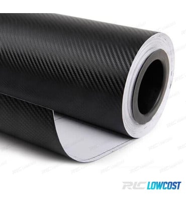 VINILO ADHESIVO CARBONO NEGRO