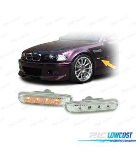 INTERMITENTES LATERALES LED BLANCOS BMW E46 BERLINA 98-01 COUPE 99-03