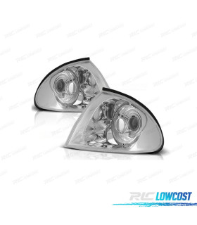 INTERMITENTES FRONTALES BMW E46 BERLINA E46 98-01 CROMO CRISTAL TRANSPARENTE