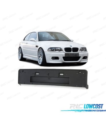 SOPORTE MATRICULA PARAGOLPES BMW E46 LOOK M3 98-05