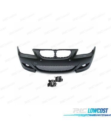 PARAGOLPES DELANTERO BMW E60 E61 03-07 LOOK M5 PDC + NIEBLAS