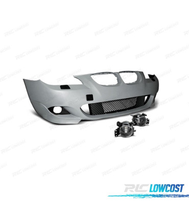 PARAGOLPES DELANTERO BMW E60 61 03-10 LOOK M SRA + NIEBLAS