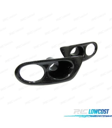 SOPORTE ANTINIEBLAS EN CARBONO PARAGOLPES M3 BMW SERIE 3 E46 98-06