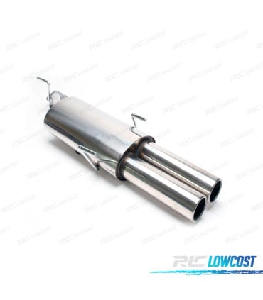 SILENCIOSO ESCAPE PARA OPEL VECTRA 1995-2003 INOX x2