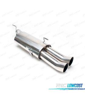 SILENCIOSO ESCAPE PARA OPEL VECTRA 1995-2003 INOX x2 DTM
