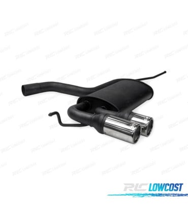 SILENCIOSO ESCAPE PARA AUDI A3 SPORTBACK 8PA 09 2004- x2