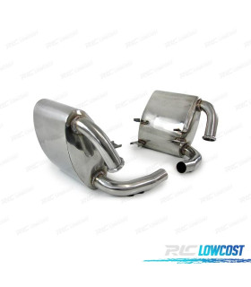 COLAS ESCAPE PORSCHE 911 996 C2 C4 C4S ACERO INOX