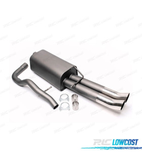 SILENCIOSO ESCAPE PARA VOLKSWAGEN VW BORA 1998-2005 x2 DTM