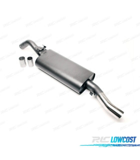 SILENCIOSO ESCAPE PARA VOLKSWAGEN VW GOLF II 1983-1991 CURVO