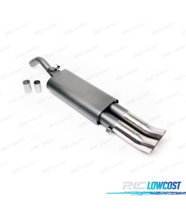 SILENCIOSO ESCAPE PARA VOLKSWAGEN VW GOLF II 1983-1991 x2 DTM