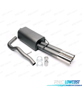 SILENCIOSO ESCAPE PARA VOLKSWAGEN VW BORA 1998-2005 x2