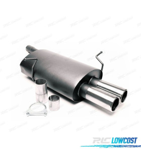 SILENCIOSO ESCAPE PARA BMW SERIE 3 E46 1998-2001 x2