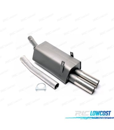 SILENCIOSO ESCAPE PARA BMW SERIE 3 E36 L6 1991-1998 x2 BIS