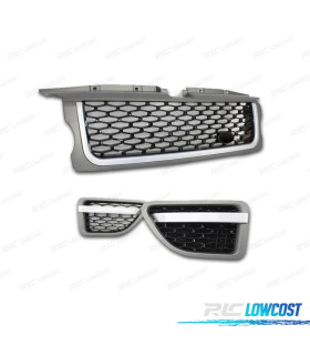 PARRILLA + BRANQUIAS RANGE ROVER SPORT 06-09 LOOK PLATINIUM BLACK EDITION