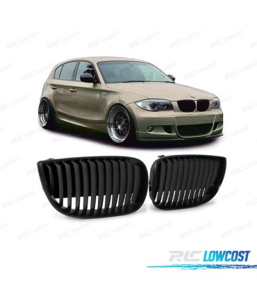 PARRILLAS BMW E81 E87 LOOK M PERFORMANCE 04-07 NEGRO