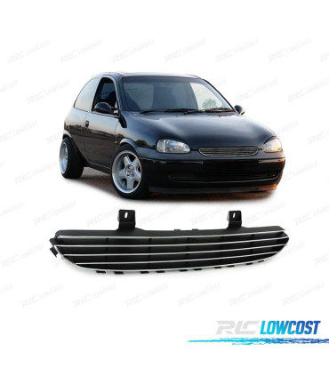 PARRILLA OPEL CORSA B 96-00 NEGRO CROMO