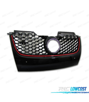 PARRILLA VOLKSWAGEN VW GOLF 5 LOOK GTI NEGRA ROJA