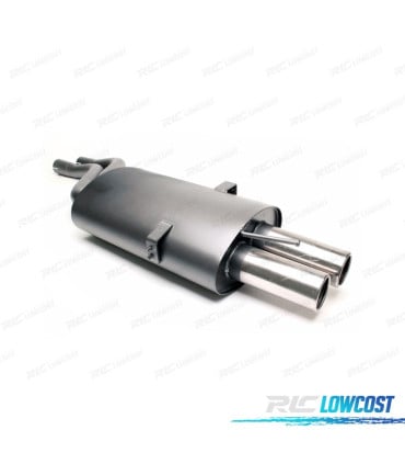SILENCIOSO ESCAPE PARA BMW SERIE 3 E46 2000- x2 BIS