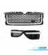 PARRILLA + BRANQUIAS RANGE ROVER SPORT 06-09 LOOK PIANO BLACK EDITION