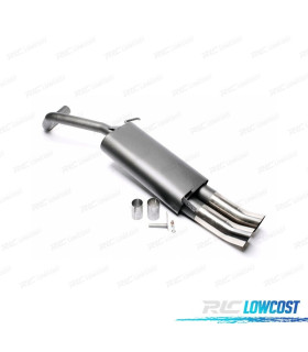 SILENCIOSO ESCAPE PARA SKODA FABIA 12 1999- x2 DTM