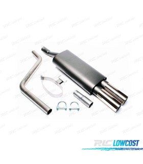 SILENCIOSO ESCAPE PARA VOLKSWAGEN VW POLO III 1985-1994 x2