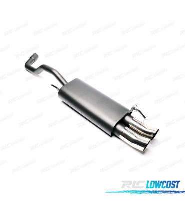 SILENCIOSO ESCAPE PARA VOLKSWAGEN VW POLO 1994-2001 x2 DTM