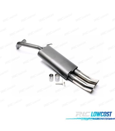 SILENCIOSO ESCAPE PARA VOLKSWAGEN VW POLO 12 1999- x2 DTM