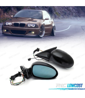 ESPEJOS RETROVISORES BMW E46 COUPE CABRIO ABATIBLES CALEFACTABLES CON MEMORIA LOOK M3