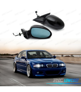 ESPEJOS RETROVISORES BMW E46 COUPE CABRIO ABATIBLES CALEFACTABLES LOOK M3