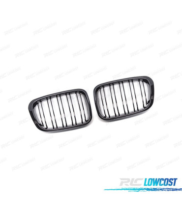 PARRILLA BMW E46 98-01 LOOK M PERFORMANCE NEGRO BRILLO