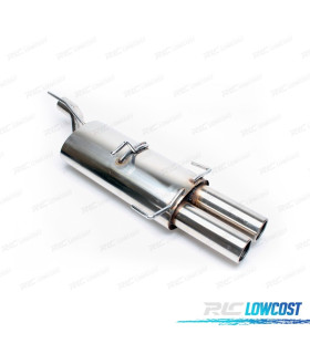 SILENCIOSO ESCAPE PARA OPEL ASTRA 1991-1998 INOX x2