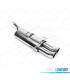 SILENCIOSO ESCAPE PARA OPEL ASTRA 1991-1998 INOX x2 DTM